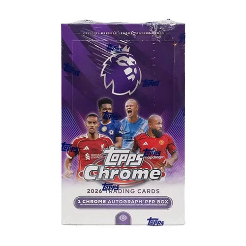 Panini Topps 2026 Chrome Premier League Hobby Booster Box