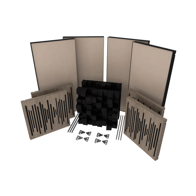 Vicoustic VicAudiophile VMT Kit Brown Oak Natural Linen (Box of 14)