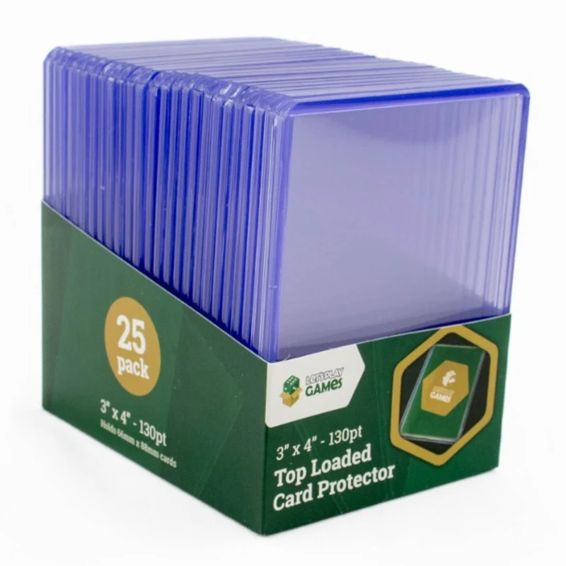 Let's Play Games LPG Top Loaded Card Protector 3"x4" 130pt (25)