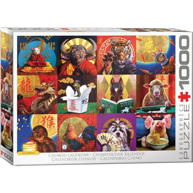 1000pc Chinese Calendar Puzzle