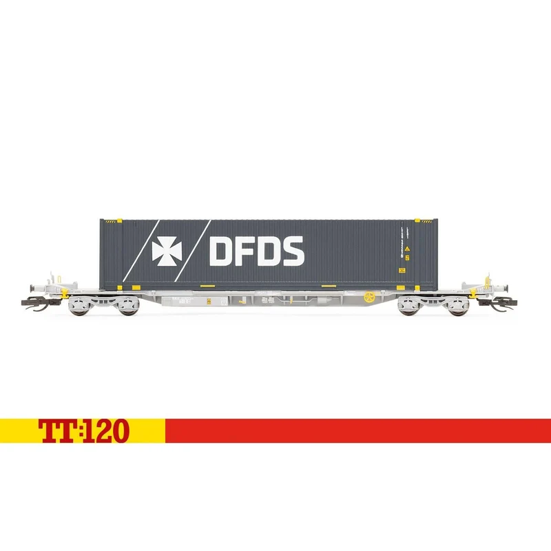 Hornby TT:120 Touax SFFGMSS IFA Wagon with 45 Container DFDS - Era 11