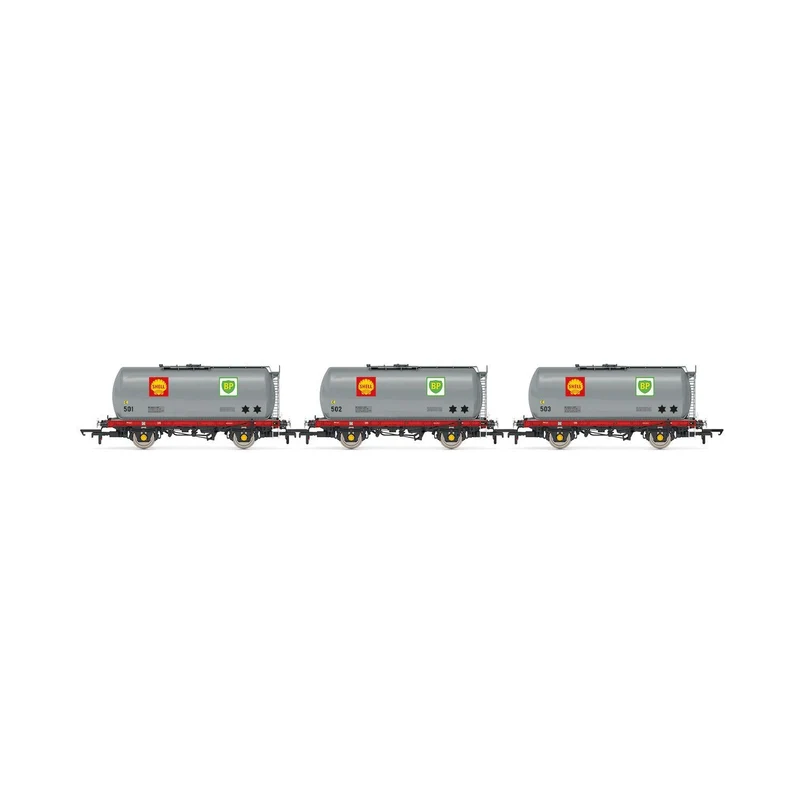 Hornby OO Shell-Mex TTA Tank Wagon Triple Pack - Era 8