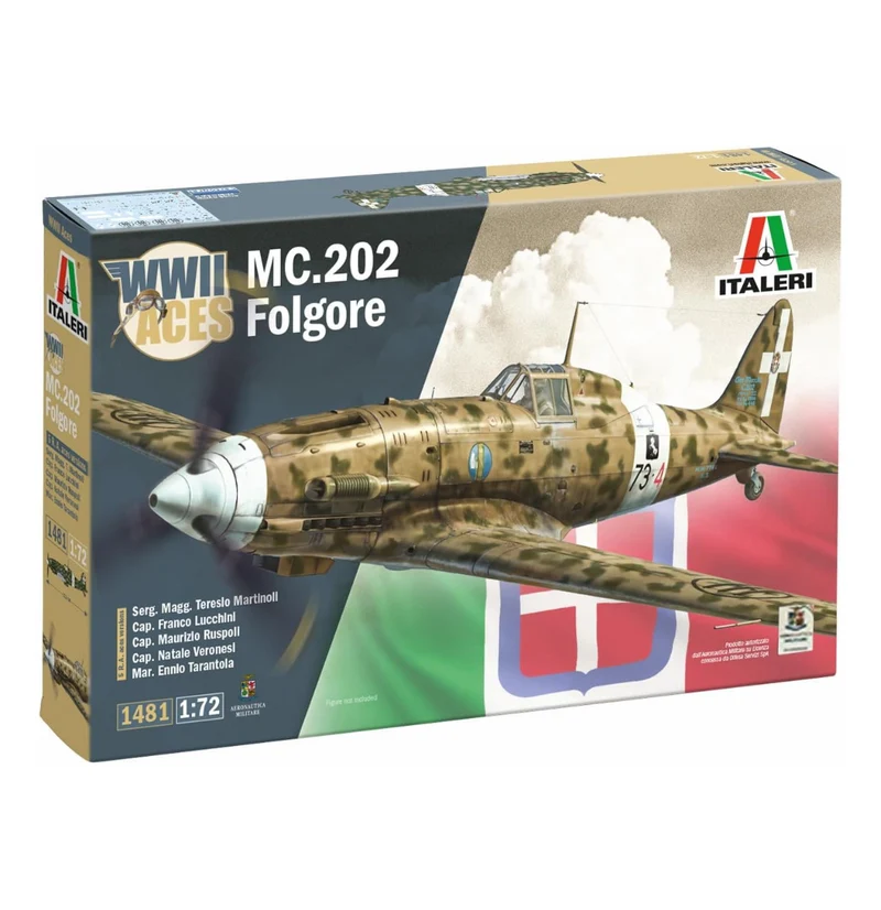 Italeri 1/72 WWII ACES MC.202 Folgore Ace