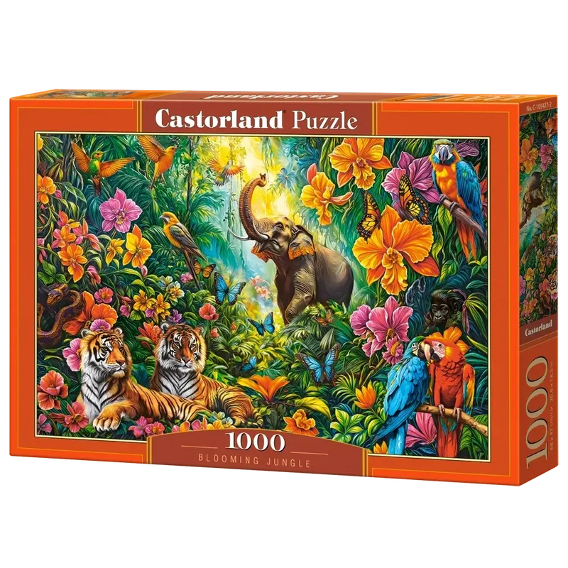 Castorland 1000-Pieces Blooming Jungle Puzzle