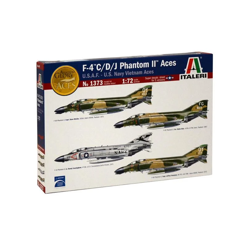 1/72 F-4 C/D/J Phantom II Aces (U.S.A.F. - U.S. Navy Vietnam Aces)