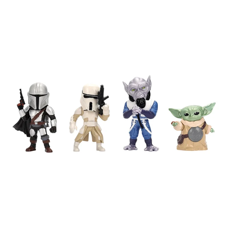 Jada Star Wars The Mandalorian & Grogu 2026 2.5" Metalfigs Diecast Figure 4-Pack