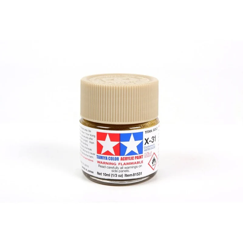Tamiya Acrylic Titanium Gold 10ml
