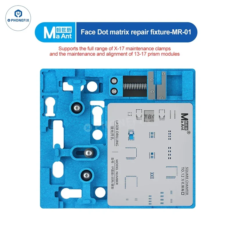 Dispositif de réparation de treillis d'identification faciale MaAnt MR-01 pour iPhone X-16 Pro Max