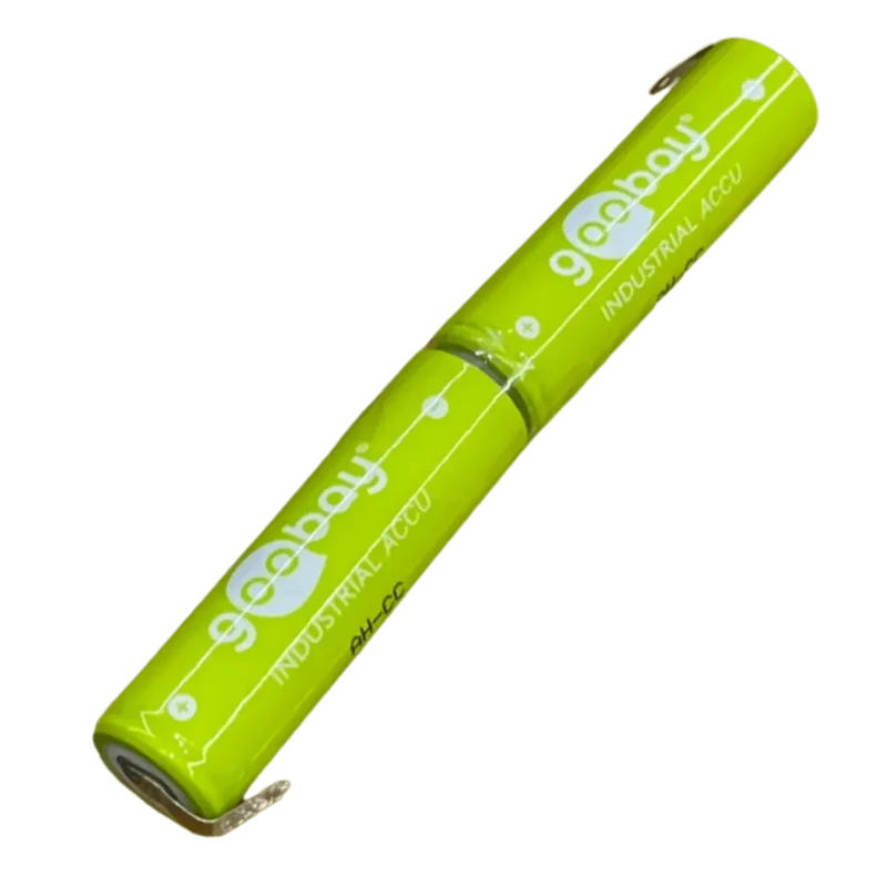 Batterie AA Ni-Mh 2.4V 2100mAh avec languettes à souder