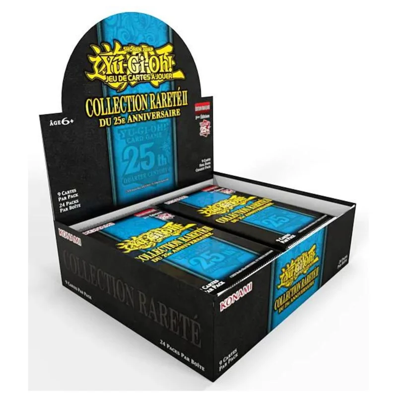 Display Yu-Gi-Oh! Boîte de 24 boosters - "Rarity Collection 2" 25th edition II FR