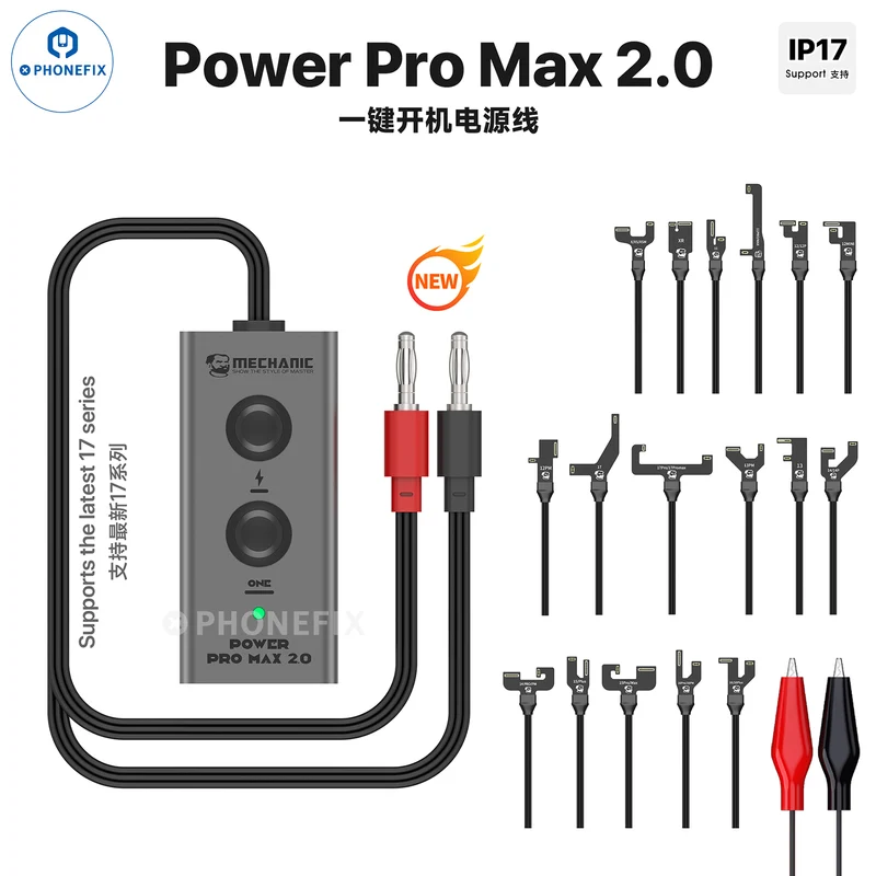Câble de démarrage Mechanic Power Pro Max pour iPhone X-16 Pro Max
