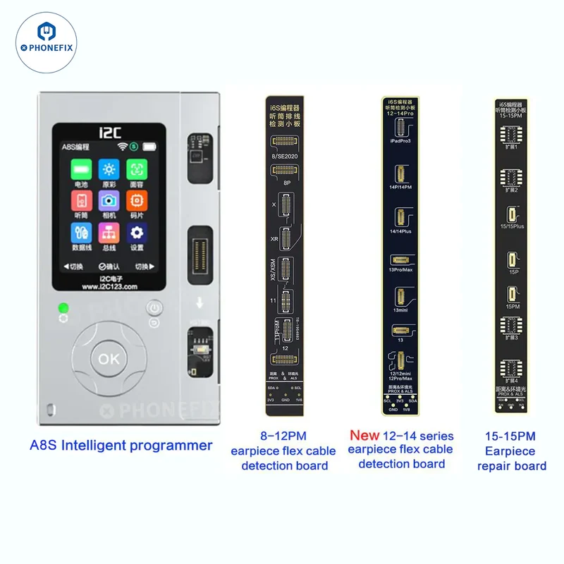 Câble flexible pour capteur d'écouteur i2C pour iPhone 8-15 Pro Max