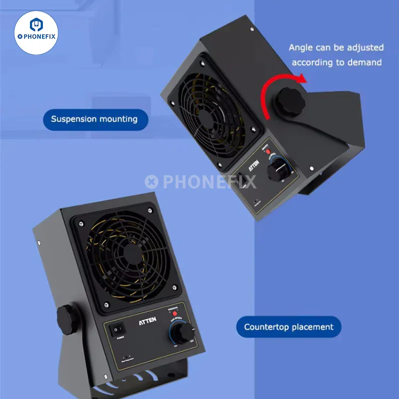 Ventilateur ionique antistatique ATTEN ST-1015 ST-1020D