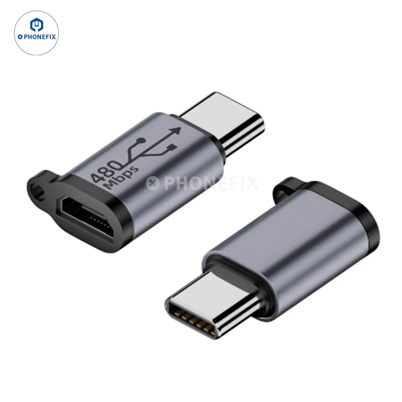 Adaptateur USB type-C femelle/mâle pour téléphone