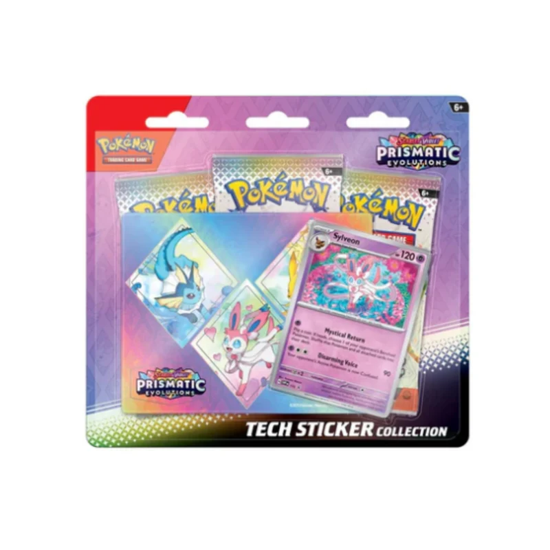 [LIMITE 3] Tripack 3 Boosters + Autocollant Réajustable - EV8.5 Evolutions Prismatiques