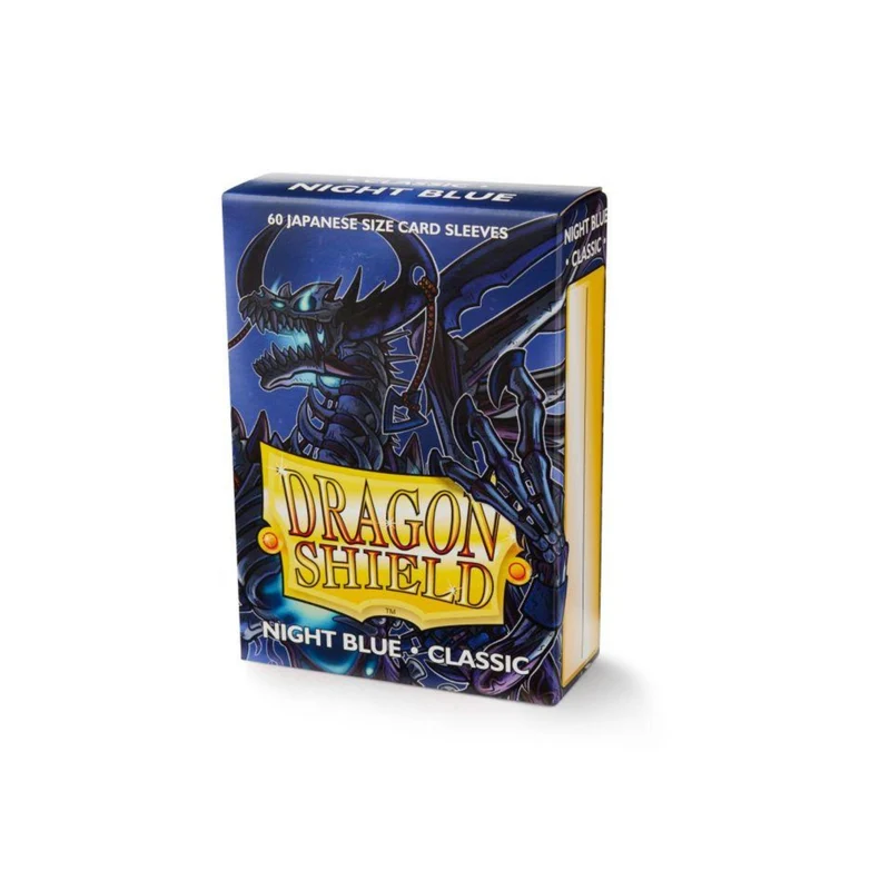 Dragon Shield - 60 protège-cartes Mini : Bleu Nuit