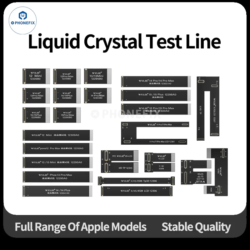 Câble flexible de test d'écran LCD Wylie pour iPhone X-17 Pro Max