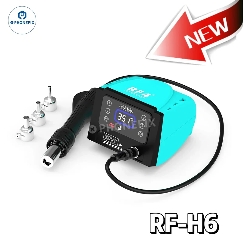 Fer à souder à air chaud 6 en 7 RF-H2 RF-H1, station à écran tactile numérique