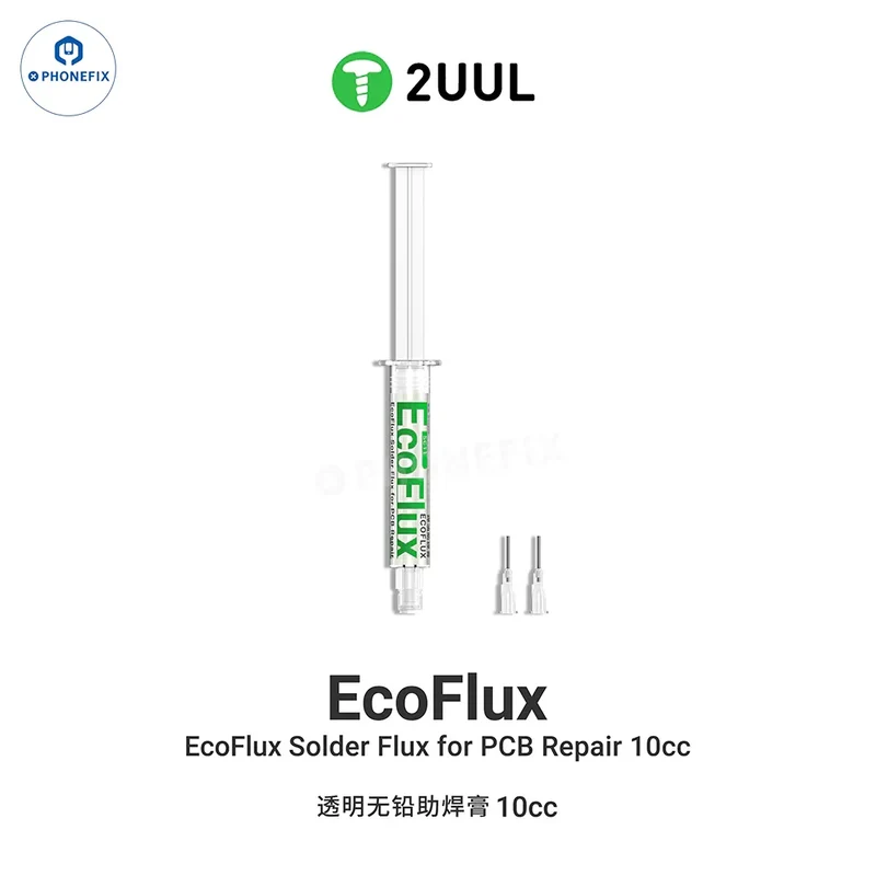 Pâte de flux de soudure sans plomb 2UUL SC17 SC11 EcoFlux pour la réparation de circuits imprimés