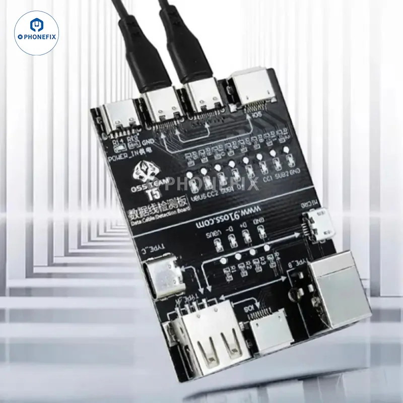 Carte de détection de câble de données micro OSS T5 Lightning Type-C