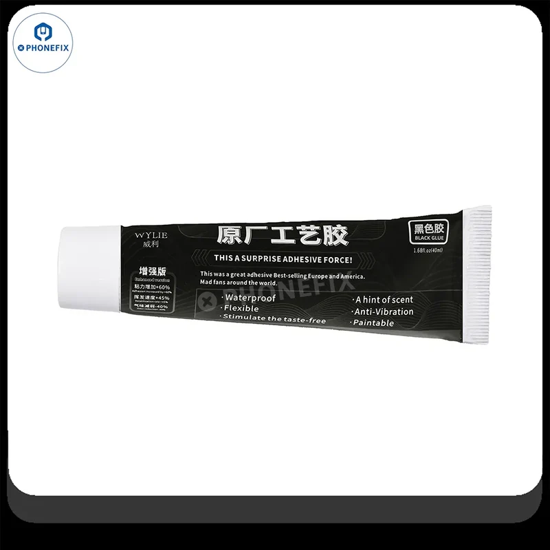 Colle structurelle originale WYLIE pour réparation de vitre arrière de téléphone LCD