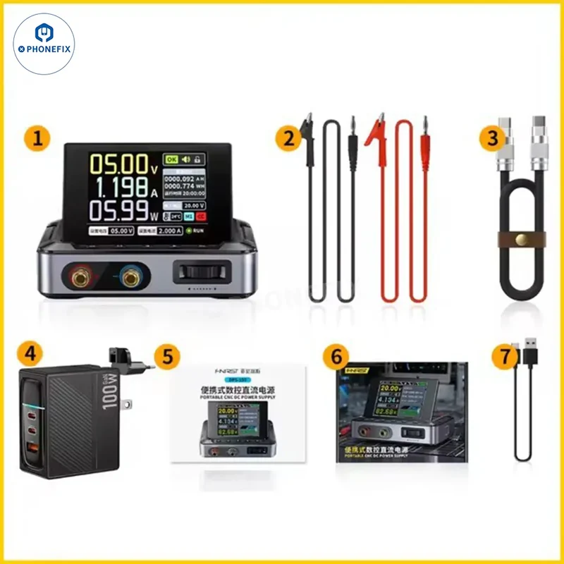 Mini-alimentation CC programmable FNIRSI DPS-150 30 V 5 A