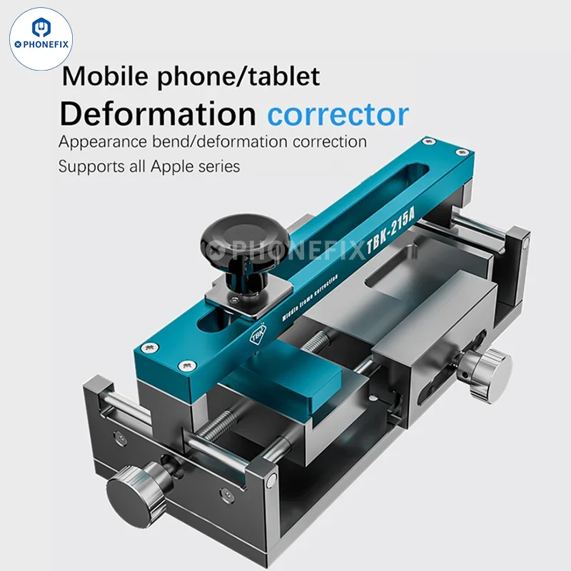 Dispositif de correction de déformation du cadre central pour téléphone et tablette TBK 215C 215A