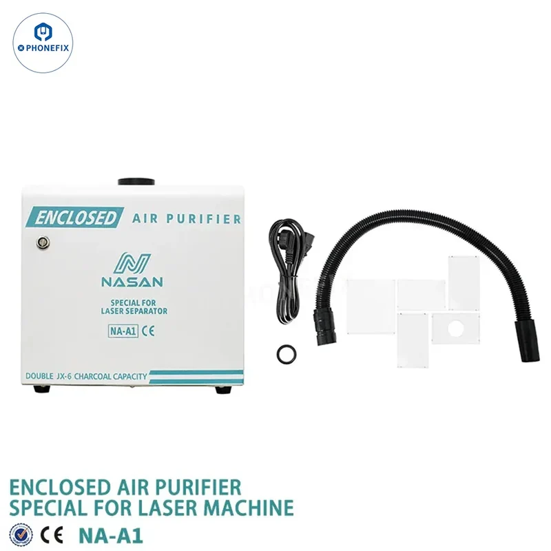 Purificateur d'air à extraction de fumée laser NASAN NA-A1 avec housse anti-poussière