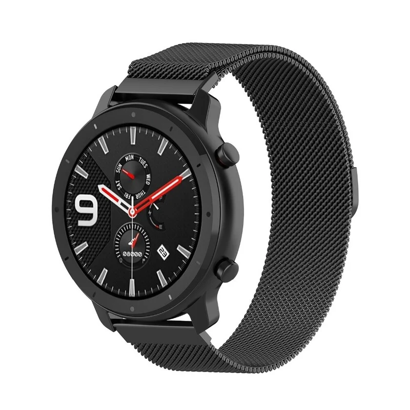 Metalen Milanese Armband voor Huami Amazfit GTR / GTR 2 / Stratos / Stratos 3 22mm