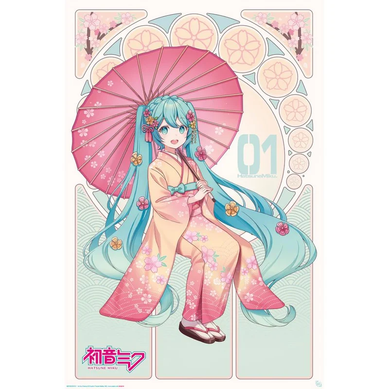 Hatsune Miku - Kimono Poster