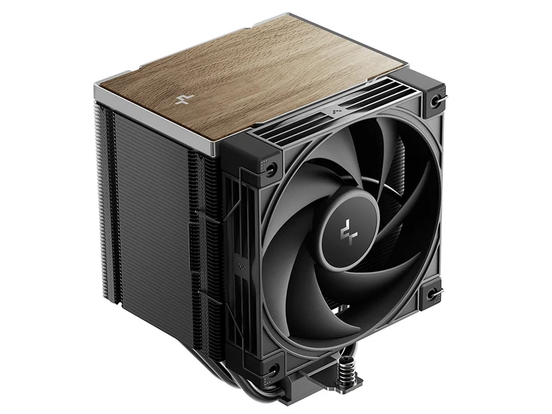 DeepCool AK500 G2 Wood Grain Top Cover Single Tower CPU Cooler - Black