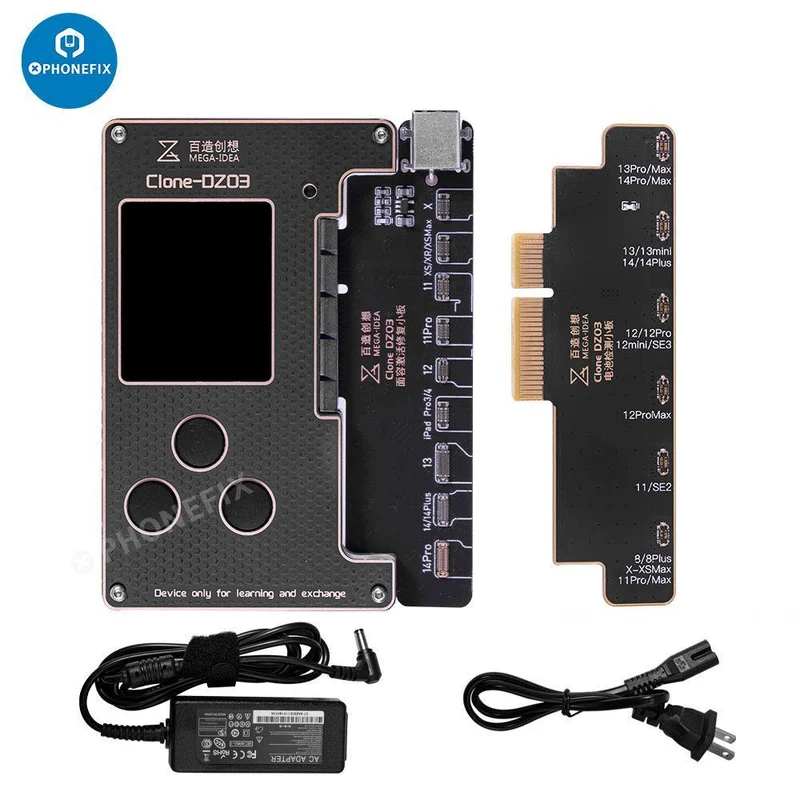 Instrument de réparation de matrice de points Clone DZ03 pour iPhone X-15 Pro Max
