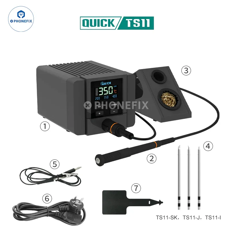 Station de soudage de précision intelligente QUICK TS11 90 W d'origine