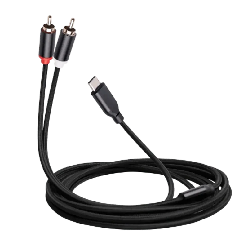 Câble audio USB-C vers 2 RCA - 2M