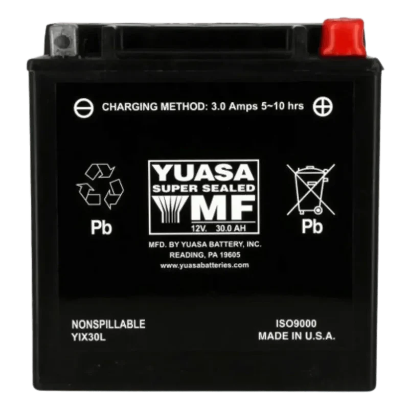 Batterie Moto YUASA YIX30L 12V AGM – Sans Entretien Prête à l'Emploi