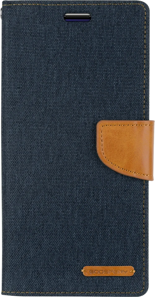 Goospery Canvas Diary For iPhone 12 mini - Navy