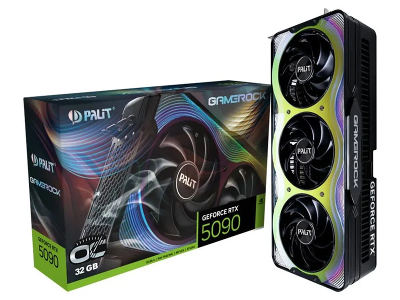 Palit GameRock OC GeForce RTX 5090 32GB GDDR7 Graphics Card
