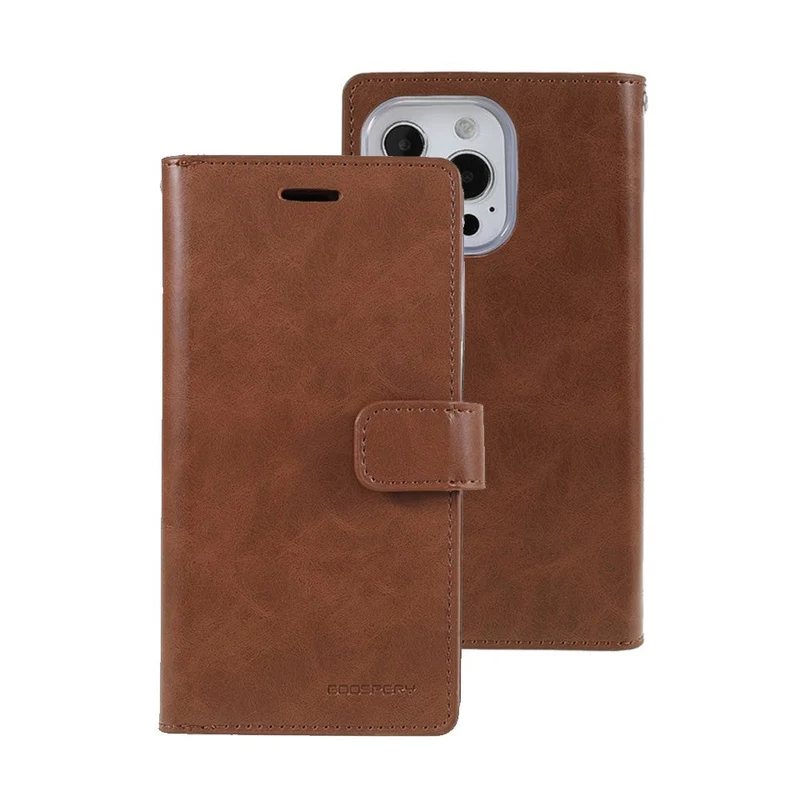 Goospery Mansoor Diary for iPhone 15 Plus (Brown)