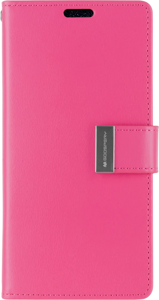 Goospery Rich Diary for iPhone X/XS - hot pink