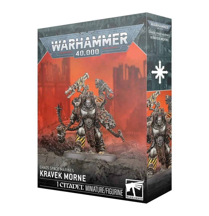 Games Workshop Warhammer 40K Chaos Space Marines Kravek Morne