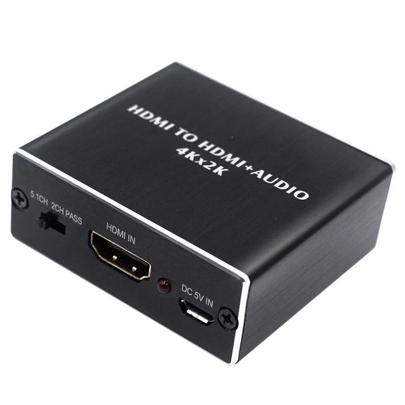 Convertisseur HDMI vers HDMI + AUDIO 3.5MM, TOSLINK 4K