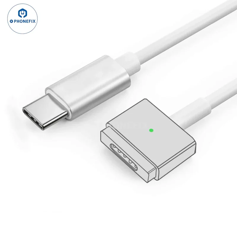 Câble de charge rapide Type-C vers Magsafe 2 PD pour iPhone et MacBook