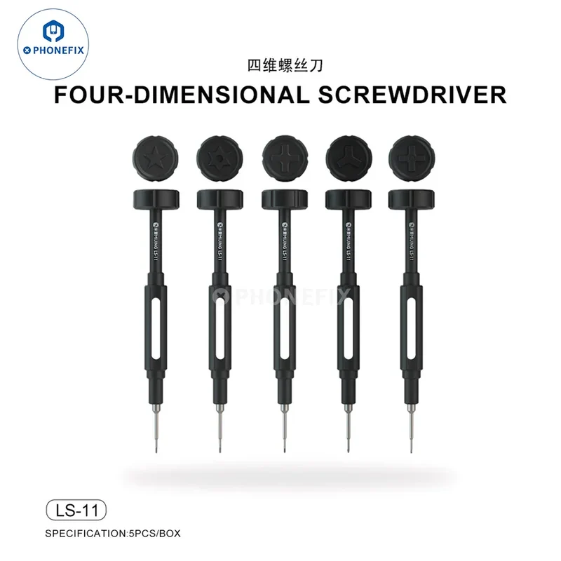 Tournevis quadridimensionnel Mijing LS-11 pour téléphone et ordinateur portable