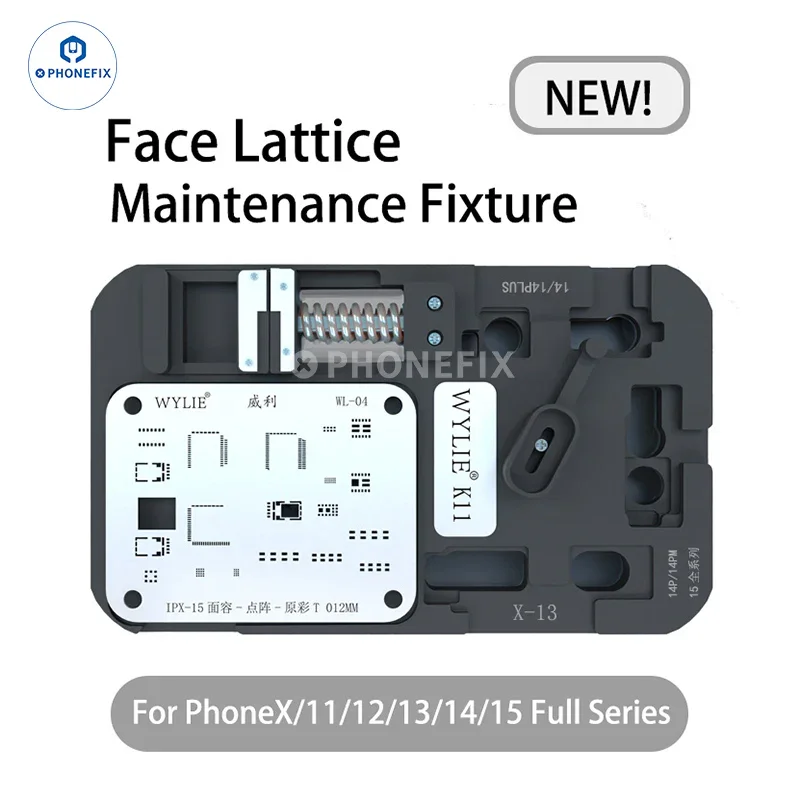 Dispositif de réparation de matrice de points Face ID WYLIE pour iPhone X-15 Pro Max