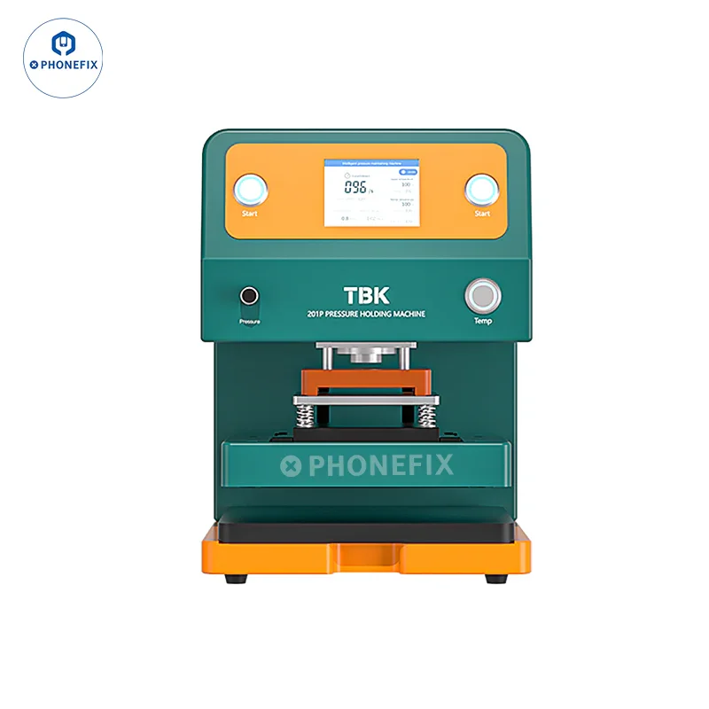 Machine de chauffage et de pression TBK 201D 201P pour support de coque arrière d'écran de téléphone