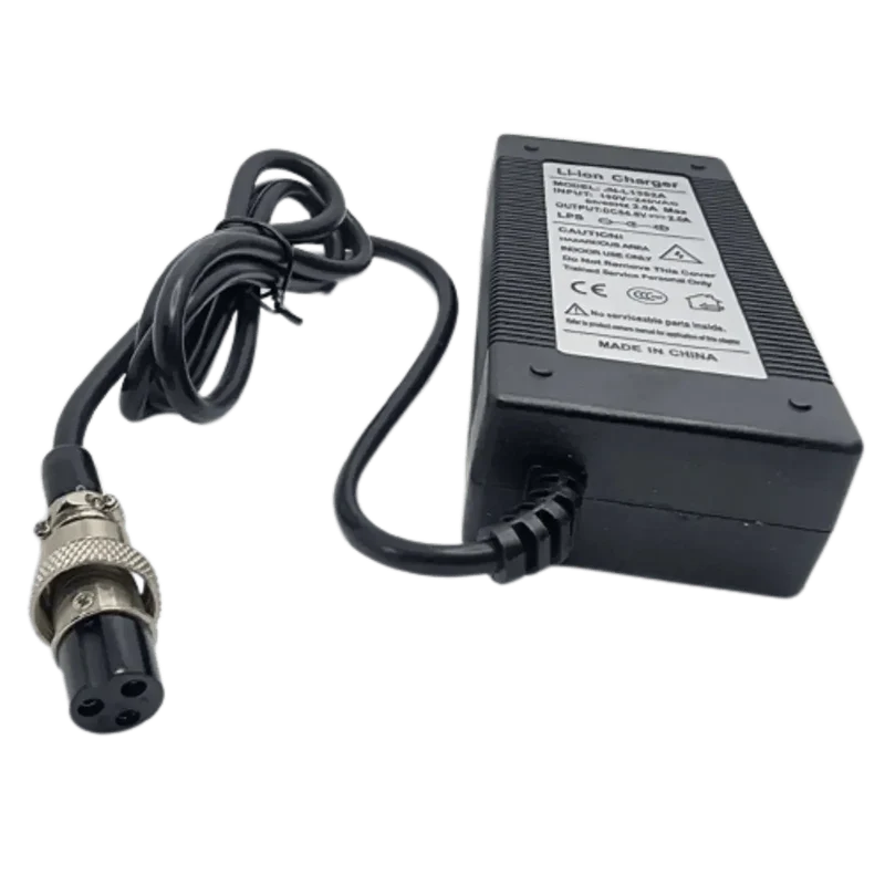 Chargeur 54.6V 4A Li-ion XLR 3 Pins écrou