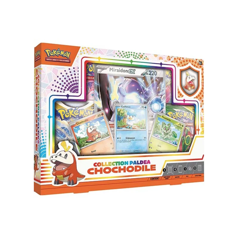 Coffret 4 boosters (Miraidon) - Chochodile collection Paldea