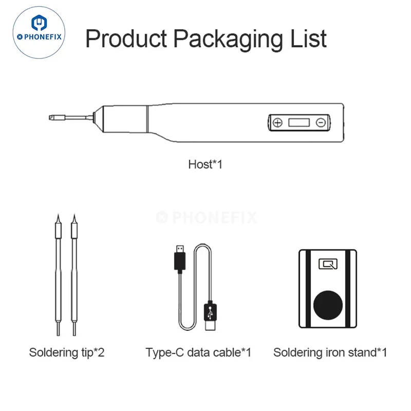 Fer à souder portable QUICK TS1, outil de soudage intelligent