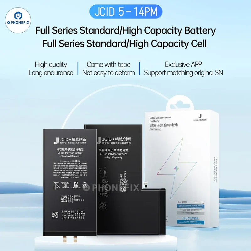 Remplacement de batterie d'iPhone par un tiers avec la technologie JC-ID