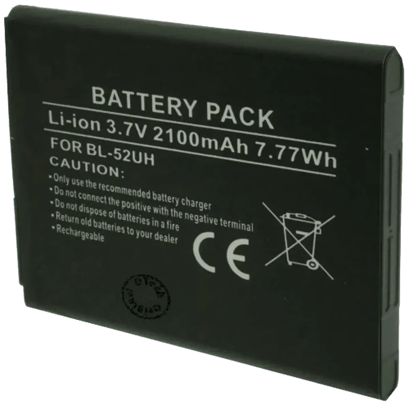 Batterie pour téléphone portable LG D320, Y70, L70, BL52